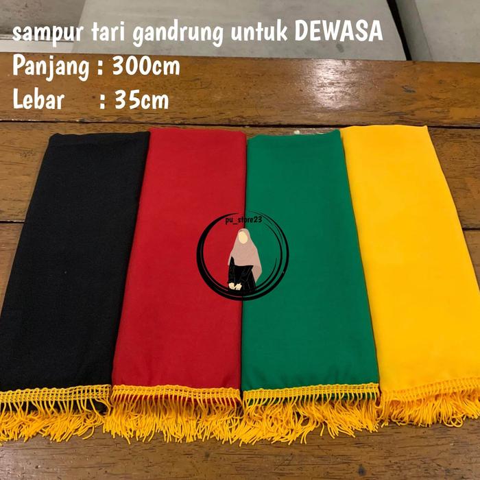 Gambar (3M x 35 cm) selendang tari Gandrung 3 meter, sampor tari 3 M Gandrung dewasa dari BOXERMOTIF TERBARUUUU undefined Tokopedia