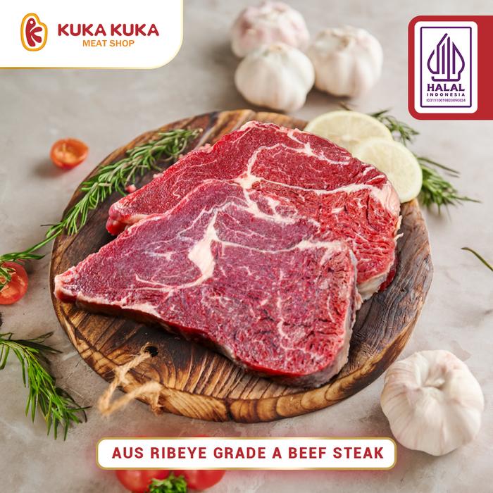 Jual Aust Ribeye Beef Steak 600gr - 3 pcs - Jakarta Barat - Kuka Meat ...