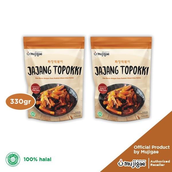 Gambar Paket Isi 2- Mujigae Jajang Topokki 350Gr Kue Beras Saus Kedelai Hitam dari Okedeh731 undefined Tokopedia