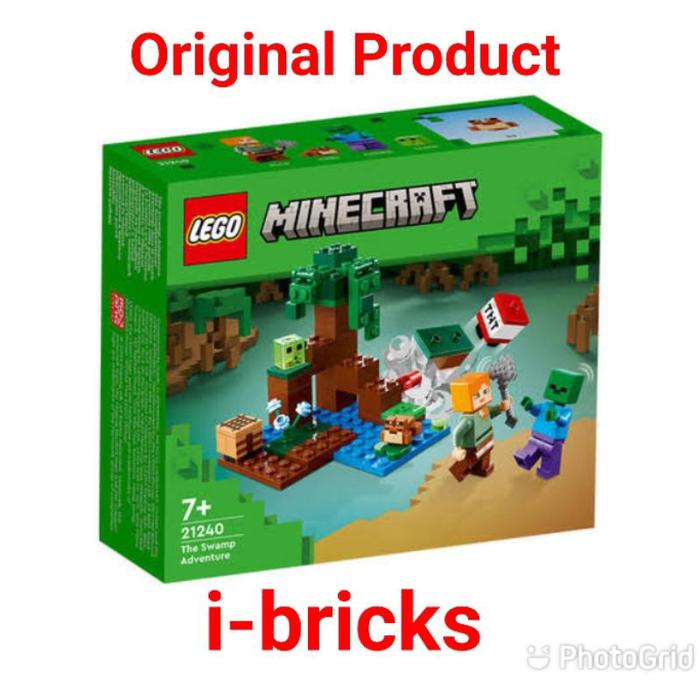 Gambar Murah LEGO Minecraft 21240 The Swamp Adventure (Terbaik) dari Koh Erlang undefined Tokopedia