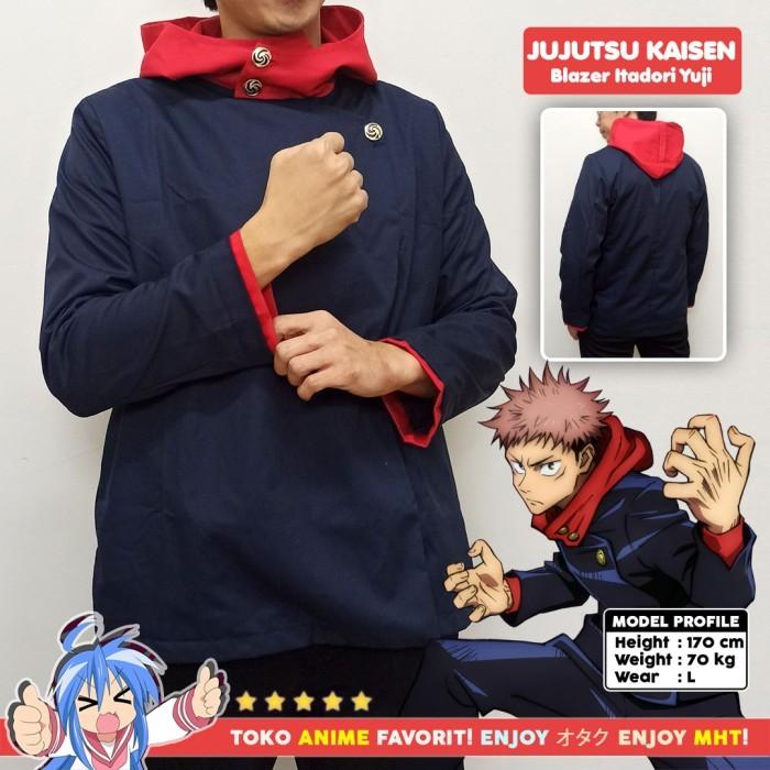 Jual Blazer Jaket Anime Gakuran Jujutsu Kaisen Itadori Yuji Sukuna - Kab.  Tangerang - Toko Anime Myhobbytown | Tokopedia