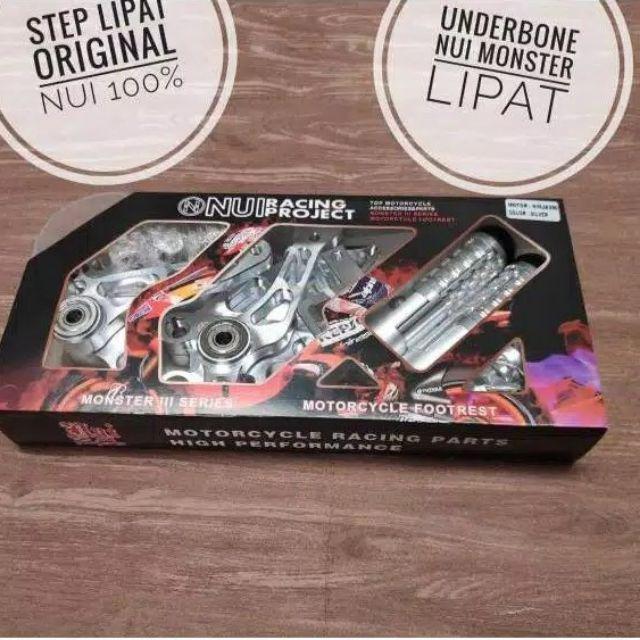 Gambar Underbone Nui Monster Cbr150r,Cb150r,Vixion,R15,Ninja,Fu,Gsx,Sonic,R25 - Silver, R15V3R25VixionR dari Cemerlang Variasi Motor undefined Tokopedia