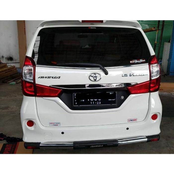 Gambar Menyediakan pengaman bemper bamper bumper tanduk belakang avanza lama vvti all new avanza veloz semua type E G 2005 2008 2012 2015 2021 stainless bulat dari Trisno Jaya Susilo undefined Tokopedia