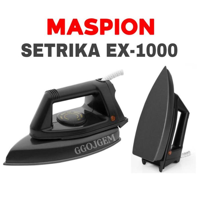Setrika Baju Maspion Ex-1000 Listrik Automatic Iron Gosokan Ex1000 - Main Image