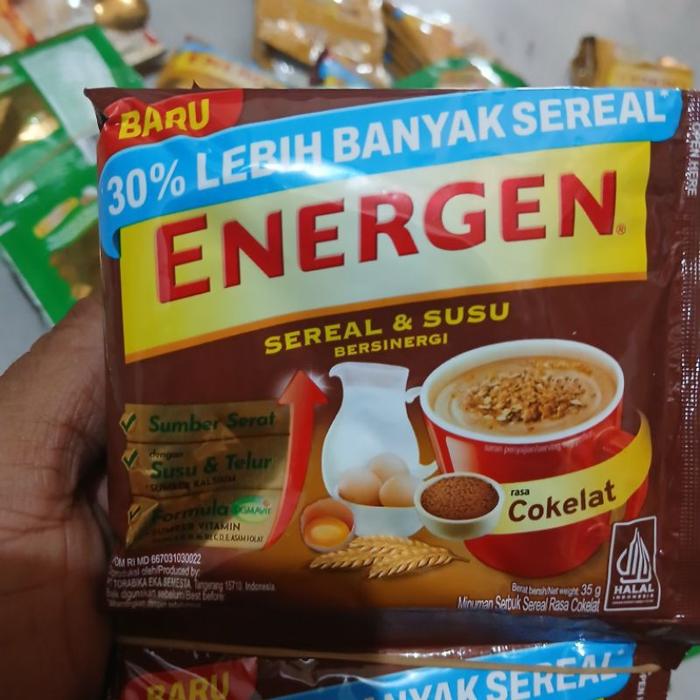 Gambar ENERGEN Renceng isi 10 Sachet 35gr - Cokelat dari Oscarmart1 undefined 5 Tokopedia