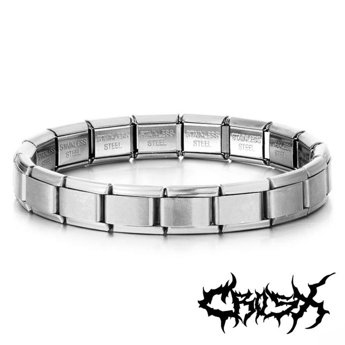 Gambar A0D5 ONJI BRACELET / GELANG RANTAI JAM TANGAN SILVER ITALIAN VINTAGE CHARM BRACELET / CHAIN BRACELET GELANG TITANIUM AESTHETIC BRACELET GELANG STAINLESS STEEL SILVER ANTI KARAT GELANG KOREA STYLE GELANG AESTHETIC GELANG PRIA GELANG WANITA GELANG HIPHOP - ONJI POLOS BRAC dari TokoRaven undefined Tokopedia