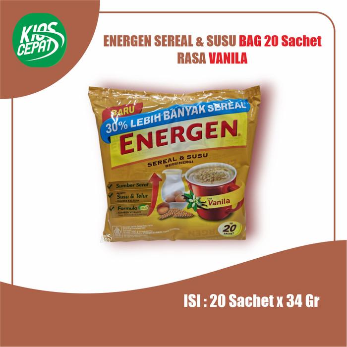 Gambar ENERGEN Sereal & Susu KEMASAN BAG ISI 20 SACHET - Kacang Hijau - Coklat dari Windsky Store undefined Tokopedia
