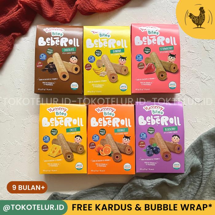 Gambar YUMMY BITES - Beberoll Cemilan Snack Biskuit MPASI - Bayi - Anak 40Gr dari TokoDanzu undefined Tokopedia