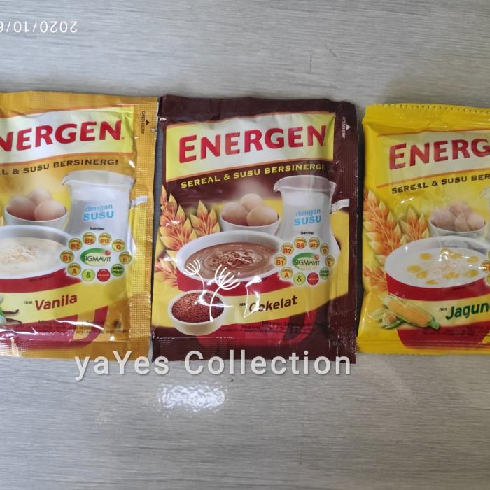 Gambar Sini! Energen Sereal minum makanan bergizi sachet Jahe coklat vanilla jagung dari renbijak undefined Tokopedia