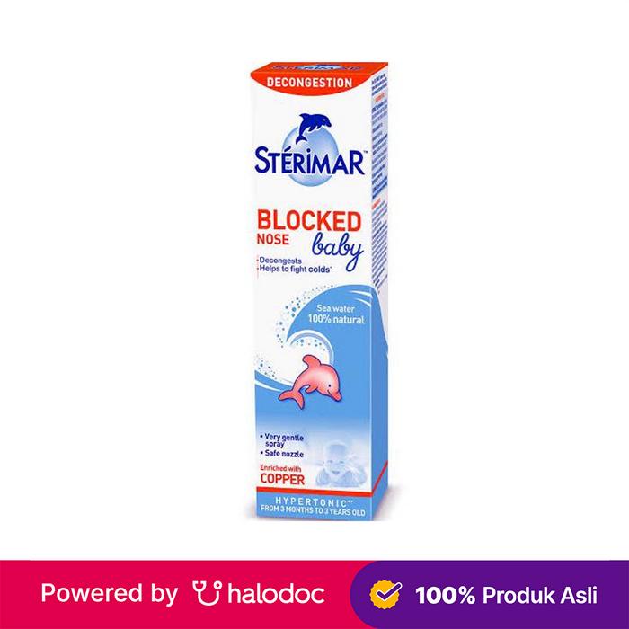 Gambar Sterimar Blocked Nose Baby 50 ml - Nasal Care - Halodoc dari Apotek Halomedika Tirta Raya Sidoarjo undefined Tokopedia