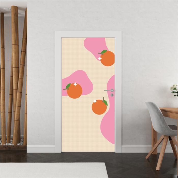 Gambar Gojo Stickers - Stiker Pintu Pink Series A HIASAN DEKORASI RUMAH TAHAN AIR MOtif Tomat Stiker Pintu Rumah Kamar Mandi Anti Air Lebar 122 Cm Motif Marmer dan Serat Kayu / Wallpaper / Walpaper / Welpeper / Wolpaper - 002, 75x200 cm dari Gojo Sticker undefined Tokopedia