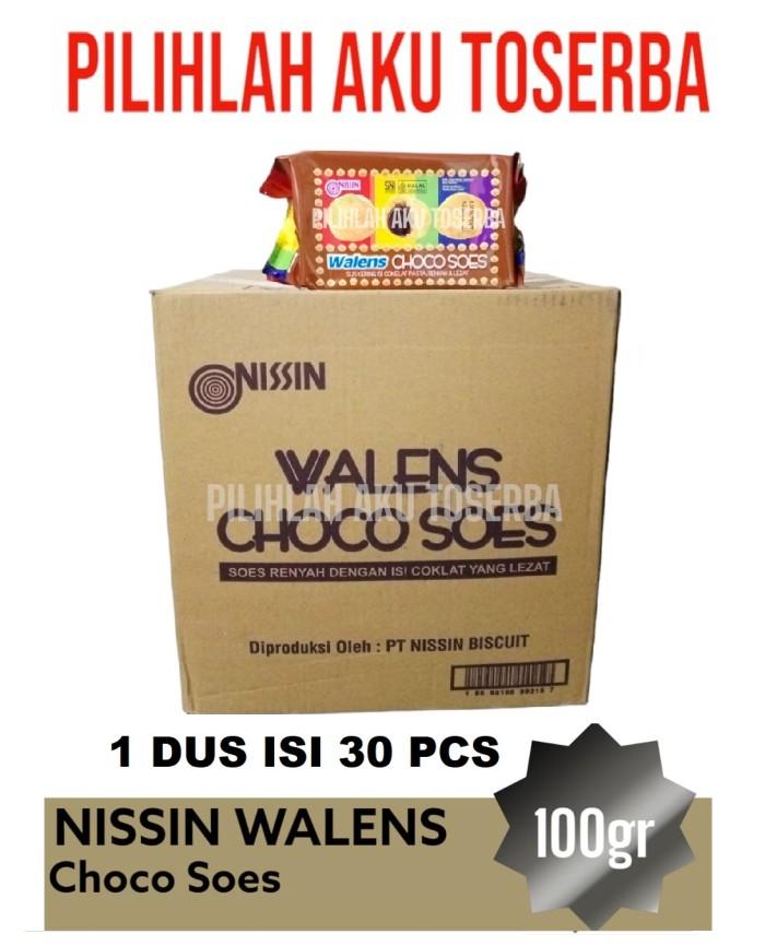 Gambar PTR Biskuit Nissin WALENS CHOCO SOES 100 gr - ( HARGA 1 DUS isi 30 pcs ) dari talisashop undefined Tokopedia