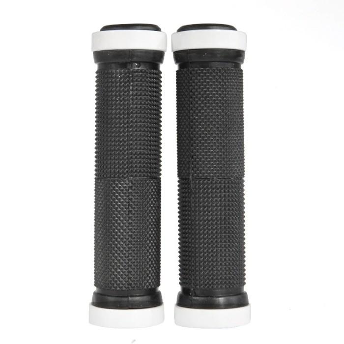 Gambar ROCKBROS BT1005 Hand Grips Bicycle Pegangan Stang HandGrip Sepeda - Black White dari Maxxiebike undefined Tokopedia