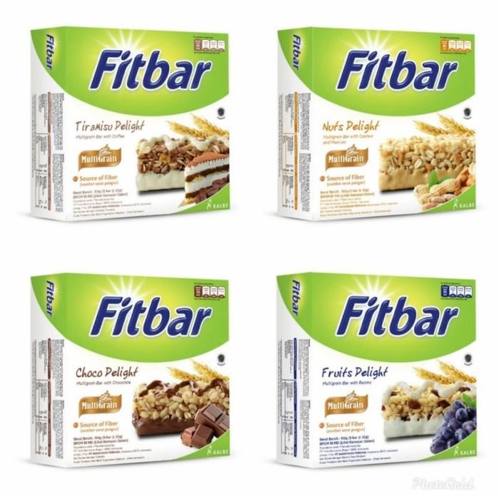 Gambar vv FITBAR snack Sehat isi 5 x 22 gram Choco/ Nuts/ Fruits/ Tiramisu - Fruits Delight - Tiramisu dari viviantbk undefined 5 Tokopedia