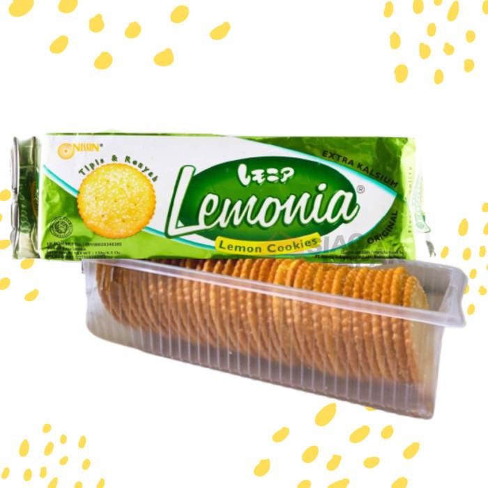 Gambar Sini! Nissin Lemonia Cookies Lemon / Coconut Biskuit 130 Gram dari Waras Joyo undefined Tokopedia