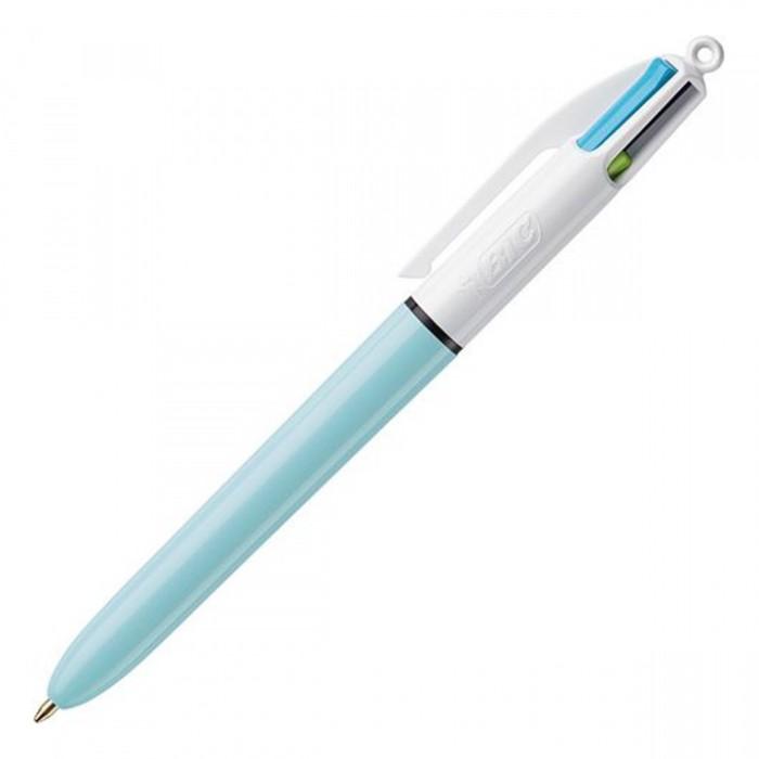Gambar Bic Fun 1.0 mm 4 Color Pastel Ballpoint Pen Bolpen 4 Warna Terlaris. - Light Blue dari Deann Collection undefined Tokopedia