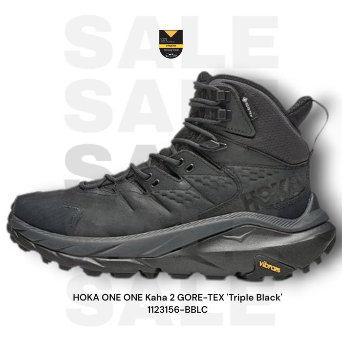 Gambar sepatu sneakers Hot Sale HOKA ONE ONE Kaha 2 GORE-TEX 'Triple Black' 1123156-BBLC  DualGaransi - Hitam, 45 dari DUAL SNEAKER'S .ID undefined Tokopedia