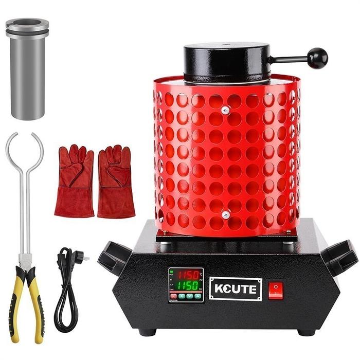 Gambar Mesin Tungku Peleburan Emas Logam Digital Listrik 220V / Mesin Lebur Logam Emas / Electric Melting Furnace Gold Silver Copper Smelter - 3KG dari Tomojaya33_abadiStore undefined Tokopedia