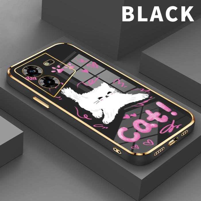 Gambar Casing Hp For Tecno Pova 5 Camon 12 15 Air 16 S Pop 7 Pro  Pova Neo 2 Kucing tersenyum Shoftcase slim shockproof silicon soft case premium - Black, Tecno Pova Neo 2 dari parabatokoresmi undefined Tokopedia