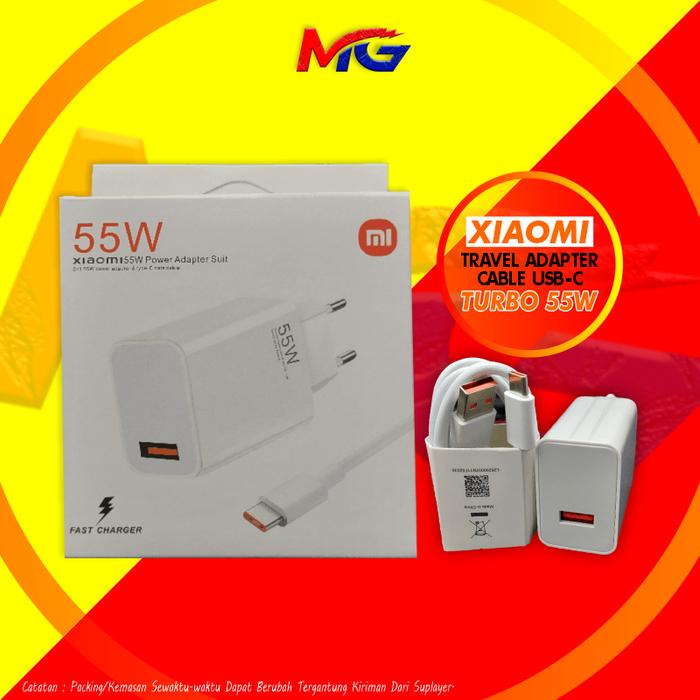Gambar Charger Xiaomi Turbo Charging 33W/55W/67W/120W Hyper Charge ORI 100% JT4 - Turbo 55W dari toko nuknuk undefined Tokopedia