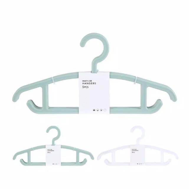 Gambar Miniso Gantungan Baju 5pcs Simple multipurpose clothes hanger pakaian - Hijau dari minisosurabaya__ undefined Tokopedia