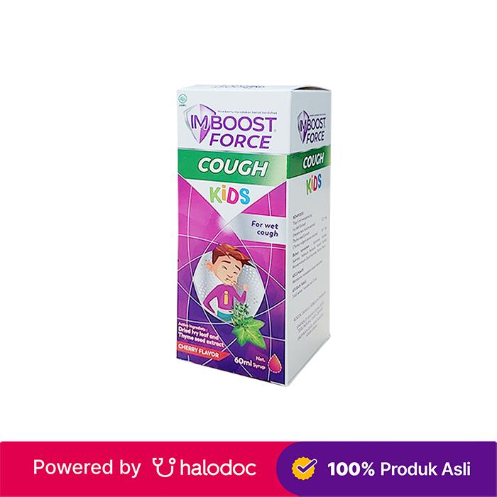 Gambar Imboost Force Cough Kids Syrup 60 ml - Vitamin & Suplemen - Halodoc dari Apotek Halomedika Tirta Raya Sidoarjo undefined Tokopedia