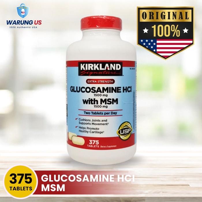 Gambar Vitamin Kirkland Glucosamine Hcl With Msm Import Usa 375Tablets dari Anulika Care undefined Tokopedia
