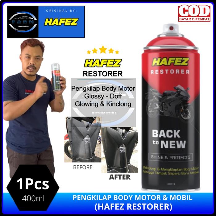 Gambar NEW Hafez Restorer - Pengkilap dan Penghitam Body Motor & Mobil dari lansrustore undefined Tokopedia