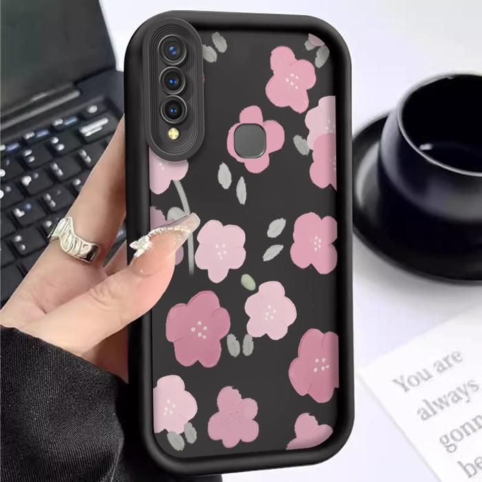 Gambar Casing Hp For VIVO Y19 Y15 Y15s Y15a Y15c Y9S Y7s Y5s Y3 Y3s 2020 Y1s Bunga segar Shoftcase slim shockproof silicon soft case premium - BLACK, VIVO Y1s dari parabatokoresmi undefined Tokopedia
