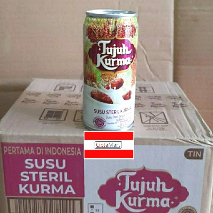 Gambar NEW PRODUCT TUJUH KURMA SUSU STERIL KURMA 12X200ML GLASSWING BUTTERFLY dari Glasswing Butterfly undefined Tokopedia