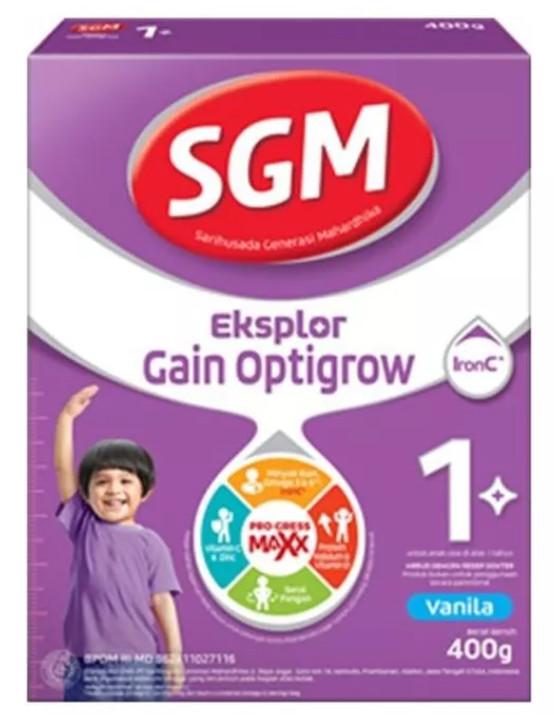 Gambar SGM EKSPLOR gain optigrow | 1+ 400 gr dari ciciahshop undefined Tokopedia