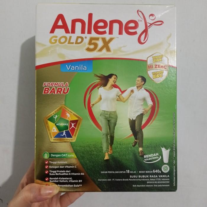 Gambar NEW PRODUCT ANLENE GOLD PLUS 5X SUSU BUBUK ORIGINAL / VANILLA 650 GR GLASSWING BUTTERFLY dari Glasswing Butterfly undefined Tokopedia