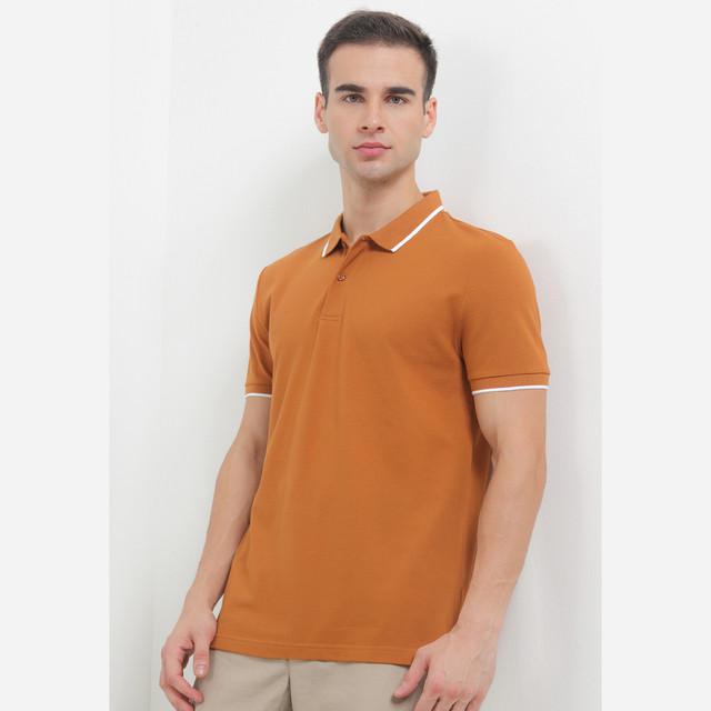 Giordano Cotton Lycra Polo Pria Cambridge Brown Cambridge Brown, XL