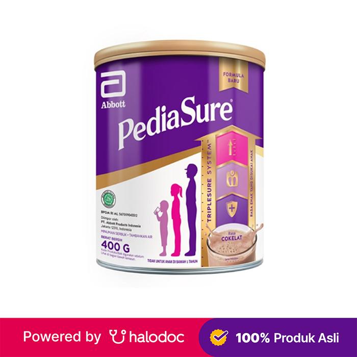 Gambar Pediasure Triplesure Coklat 400 g - Susu Bayi dan Anak - Halodoc dari Apotek K24 Holis Bandung undefined Tokopedia