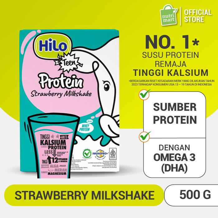 Gambar Hilo Teen Strawberry Milkshake 500Gr - Susu Tinggi Kalsium Terlaris dari Grazielaa undefined Tokopedia