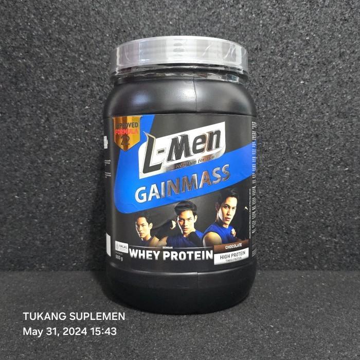 Gambar L-Men Lmen L Men Gainmass Gain Mass Chocolate Improve Formula 800Gr 800 Gr Susu Tambah Berat Badan Terlaris 100% Original dari somistoree81 undefined Tokopedia