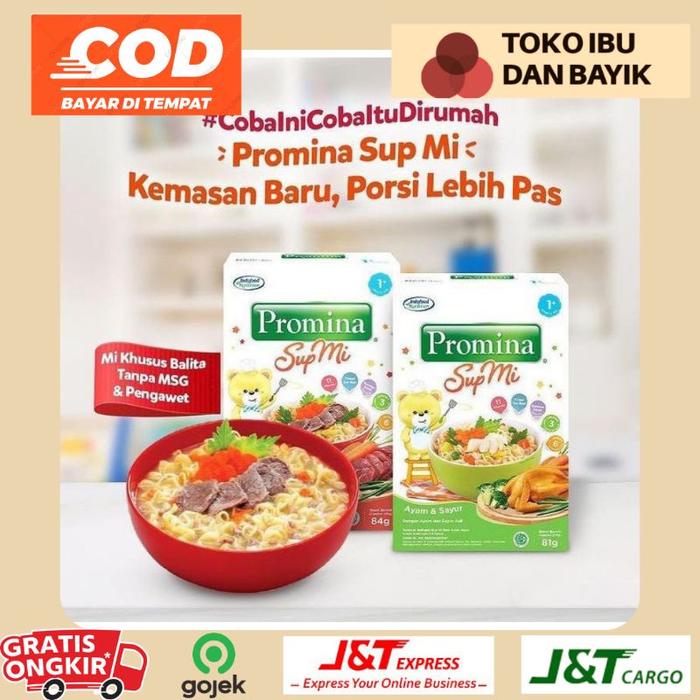 Gambar PROMINA 1+ Sup Mi ayam sayur dan daging sayur/mi batita ayam kampung dari diddahtoko undefined Tokopedia