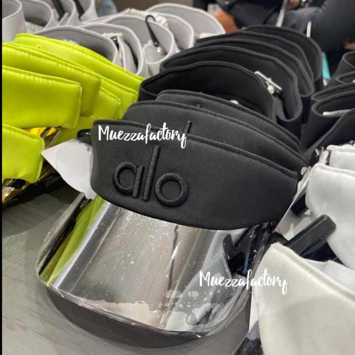 Gambar NEW PRODUCT TOPI OLAHRAGA ALO YOGA VISOR HAT - TOPI GOLF ALO - Black dari Black Eye. undefined Tokopedia