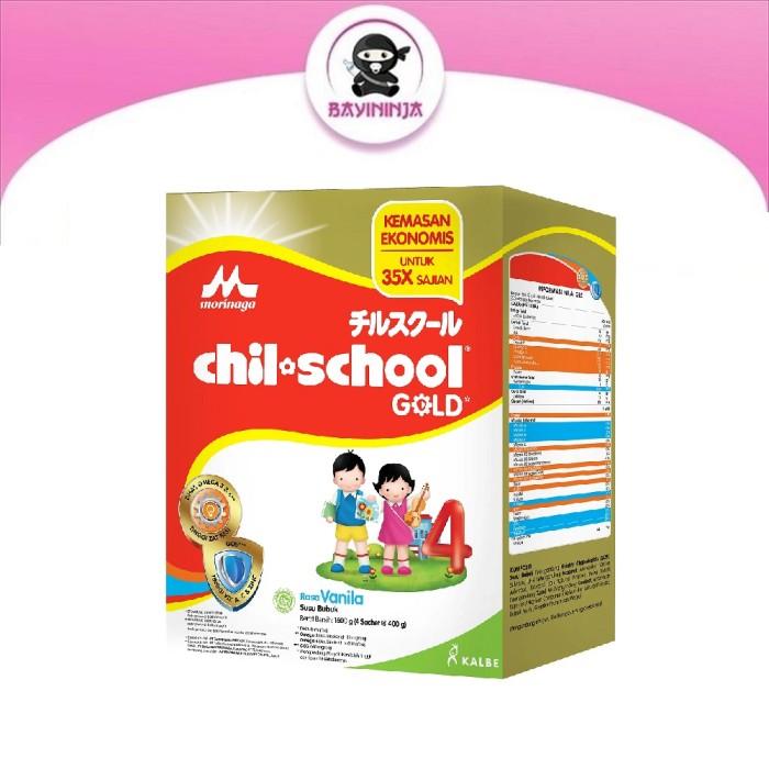 Gambar MORINAGA CHIL SCHOOL Regular 4 Vanila Susu Box 1600g / 1600 g dari Barberstore1 undefined Tokopedia
