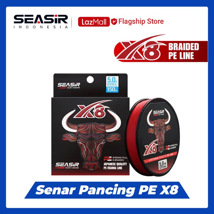 Gambar [OFFICIAL] SEASIR RedBull PE 8 Senar Pancing (150M/10-60LB) Redbull 8 Untaian Kepang Senar PE Multifilamen Kualitas Jepang Senar Utama Kekuatan Tinggi #RyobiSeasir dari marisah761866 undefined Tokopedia