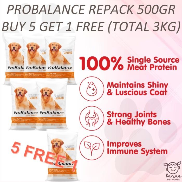 Gambar ProBalance 100% Single Source Protein Makanan Anjing Kering Repack 500gr - Slmn Repack 3kg dari kanae pet house undefined Tokopedia