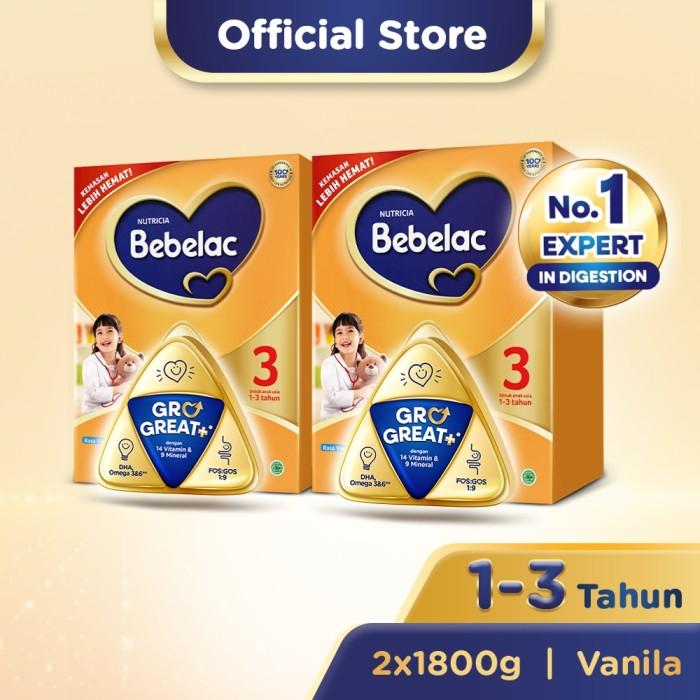 Gambar Paket 2 - Bebelac 3 Vanila Susu Pertumbuhan Bubuk 1800 GR dari Barberstore1 undefined Tokopedia