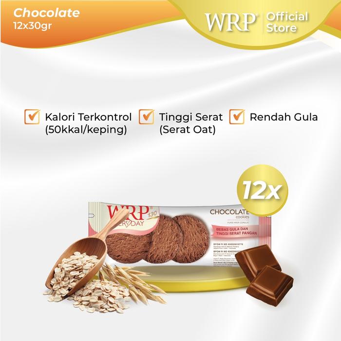 Gambar WRP Chocolate Cookies 30g (Bundle 12) - Camilan DietTbk dari feifei27 undefined Tokopedia
