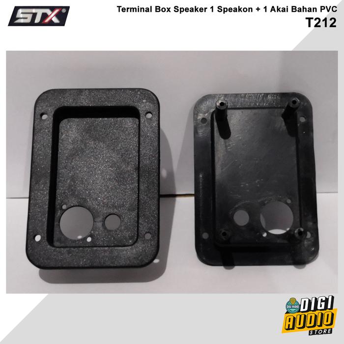 Terminal Box Speaker Panel Jack Speakon Spikon Jek Akai 130x80 Mm Bahan  Pvc Stx T212