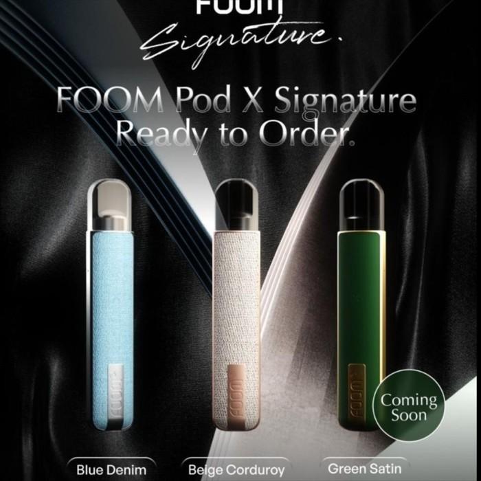 Gambar Foom Pod X Signature by Foom - Authentic - Blue Denim dari NNVape undefined Tokopedia