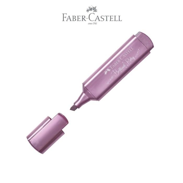 Gambar Faber Castell Highlighter Textliner 46 Metallic / Penanda Metalik Lucu - Brilliant Ruby dari SUKCESO Official undefined Tokopedia
