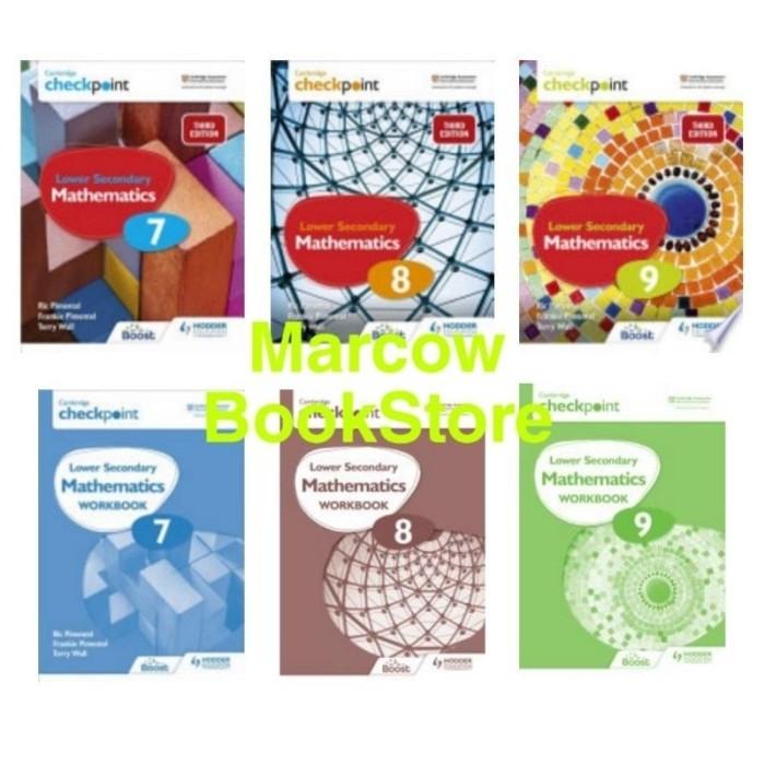 Gambar BUKU CETAK Cambridge Checkpoint Lower Secondary Mathematics 7 8 9 Student's Workbook - Mathematics 7, Student's Book - Mathematics 8, Student's Book dari 1boostore undefined Tokopedia