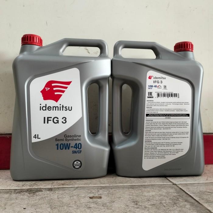 Gambar PTR Oli Mesin Mobil Idemitsu 4 L 10W/40 10/40 10W40 10W-40 10-40 SN/CF dari krisnashop44 undefined Tokopedia