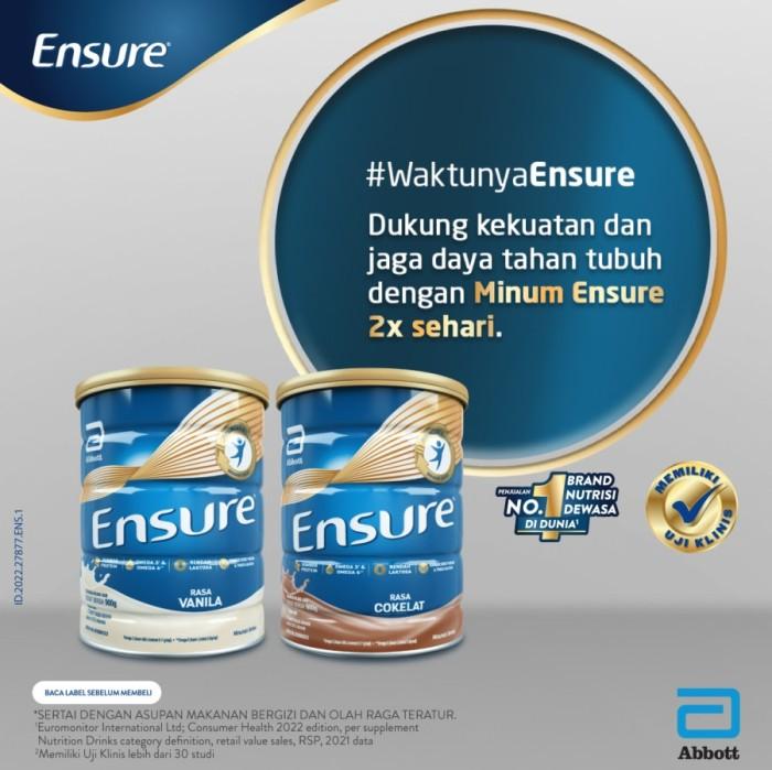 Gambar SILAHKAN PRODUK_ ENSURE FOS 900GR VANILLA - COKLAT EXP 2022 dari AresmanSetore undefined Tokopedia