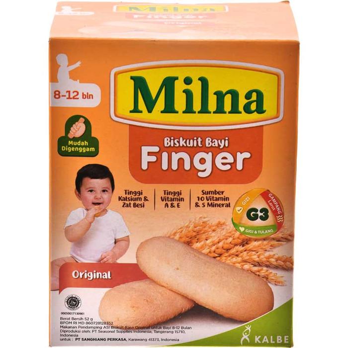 Gambar Milna Biskuit Bayi Finger 52g Termurah dan berkualitas dari Ucil beras dan sembako undefined Tokopedia